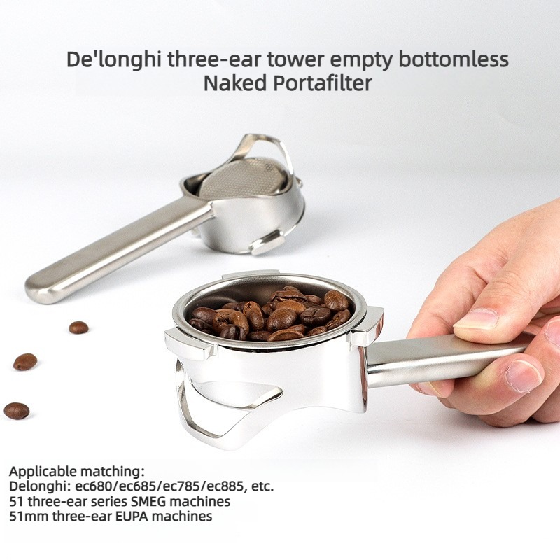 Coffee Equipment - Delonghi 51 mm portafilter zonder bodem,