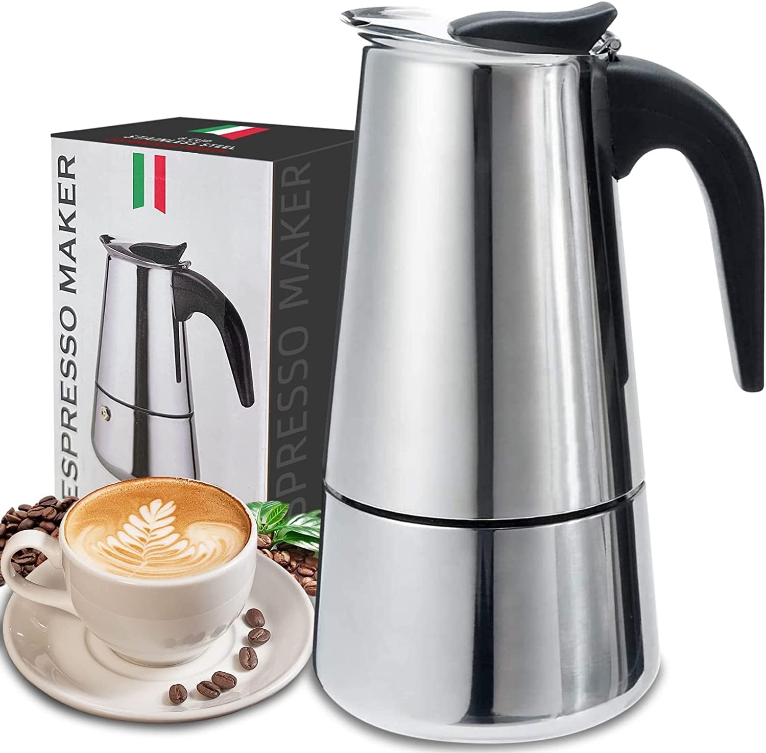 Coffee Equipment Set - 4/6/9 Cups Moka Pot Caffe Machine