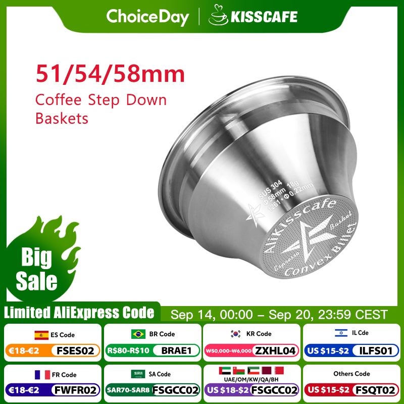 Coffee Equipment - Alikisscafe Portafiltermand met variabele diameter Step