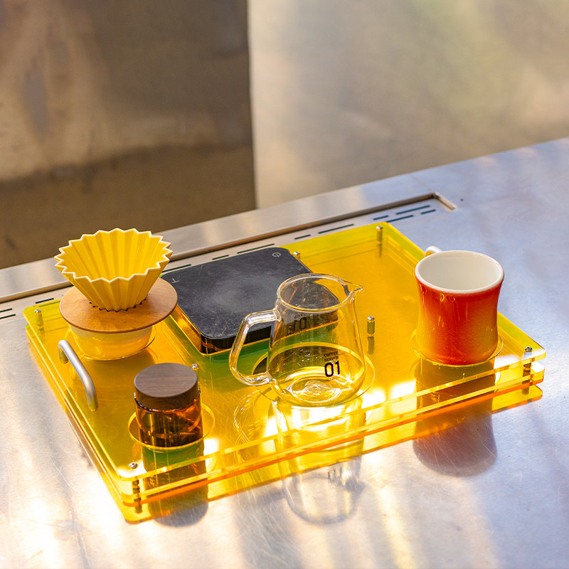 Coffee Equipment Tray - Acryl koffieplateau, gebruikt voor het opbergen