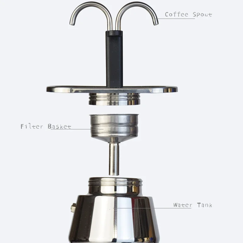 200Ml Mini Moka Pot Dubbele Bu - Coffee Equipment Set recensie en prijs