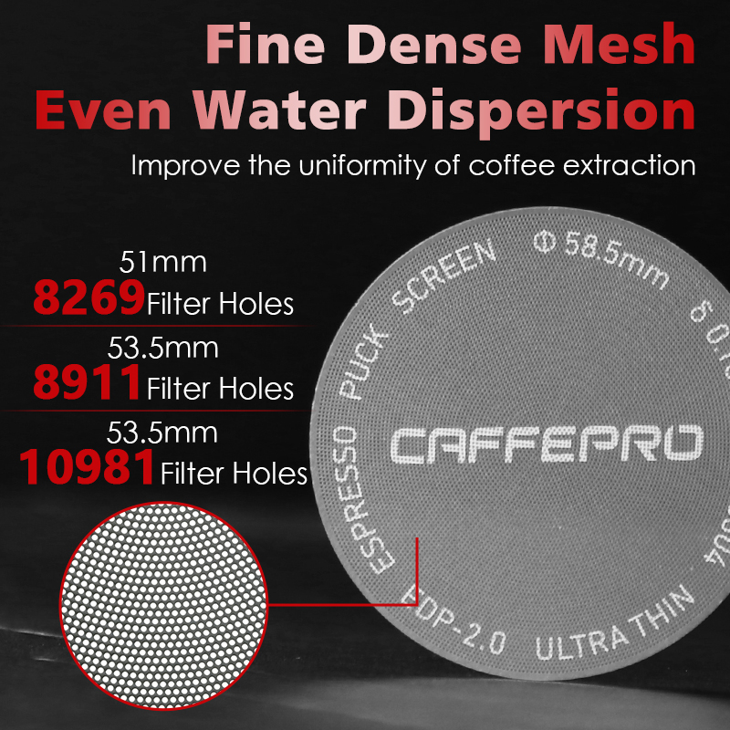 Caffeepro Espresso Puck Screen - Coffee Equipment Set recensie en prijs