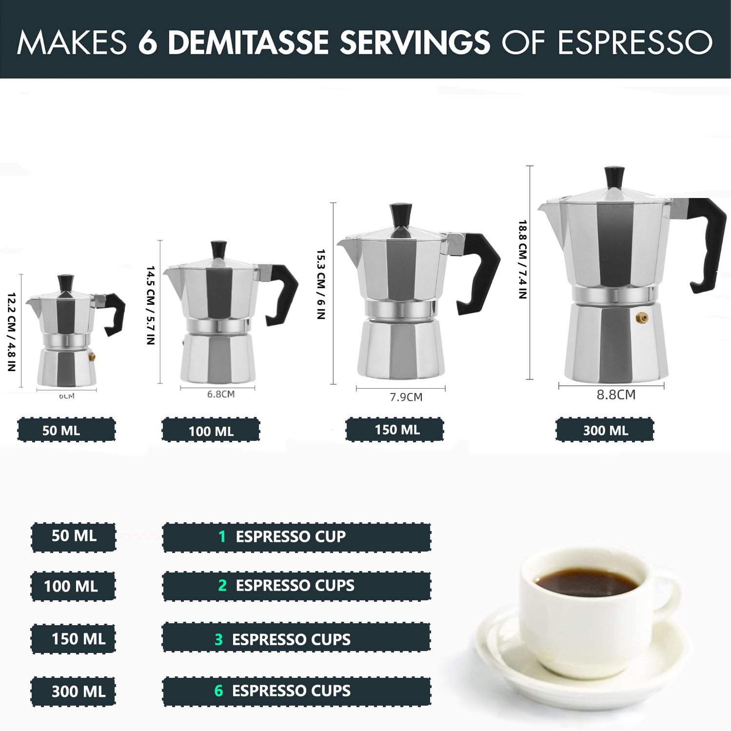 Klassieke aluminium moka pot 5 - Coffee Equipment Set recensie en prijs