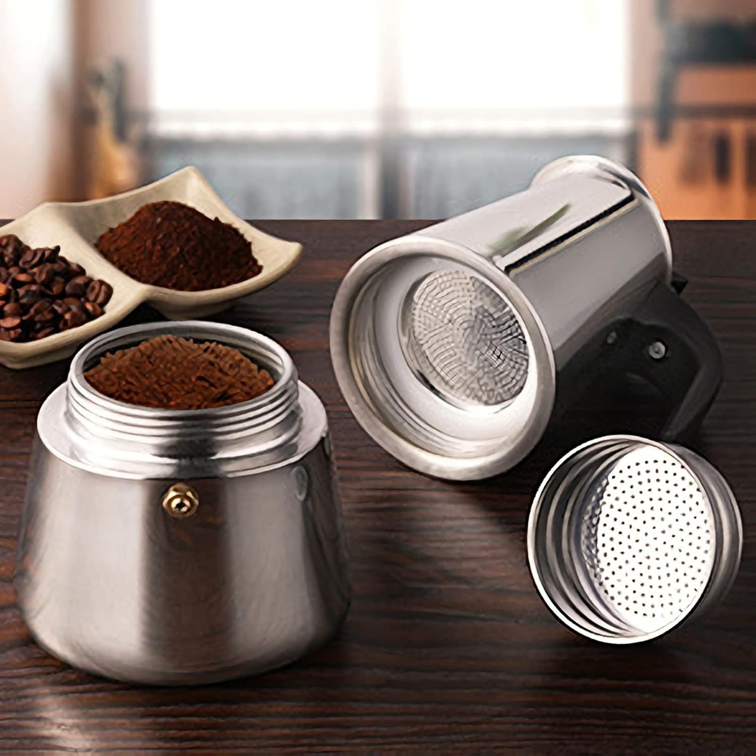 4/6/9 Cups Moka Pot Caffe Mach - Coffee Equipment Set recensie en prijs